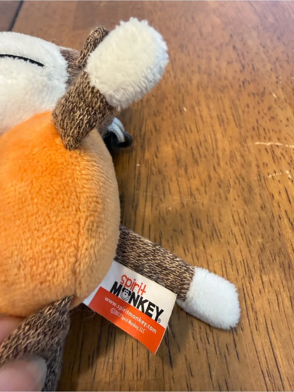 Spirit Monkey Pumpkin keychain